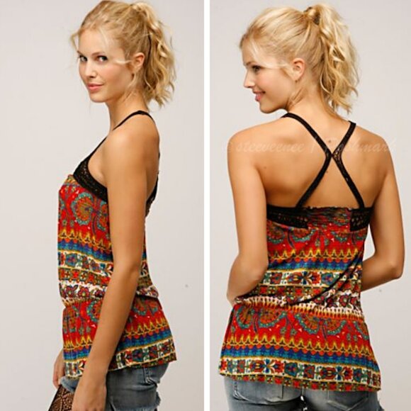 Free People Lacey Origami Dropwaist Top ASO Alex Russo - Picture 2 of 10